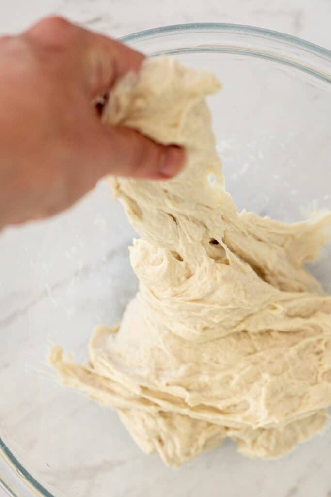 sourdough focaccia dough