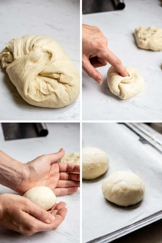 Design of sourdough hamburger rolls